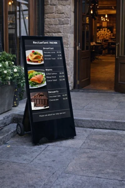 tótem portátil con batería