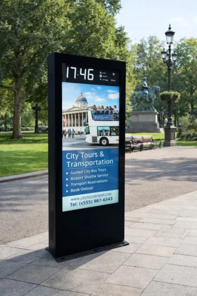 tótem vertical exterior